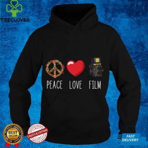 Filmmaker Love Peace Film Film Producer Videographer Long Sleeve T Shirt