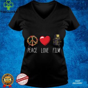 Filmmaker Love Peace Film Film Producer Videographer Long Sleeve T Shirt