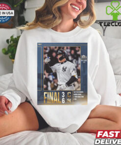 Final Cleveland Guardians 3 6 New York Yankees Top Performer Aaron Judge MLB 2024 ALCS Poster t hoodie, sweater, longsleeve, shirt v-neck, t-shirt