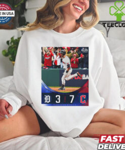 Final Detroit Tigers 3 7 Cleveland Guardians MLB ALCS 2024 Poster t shirt