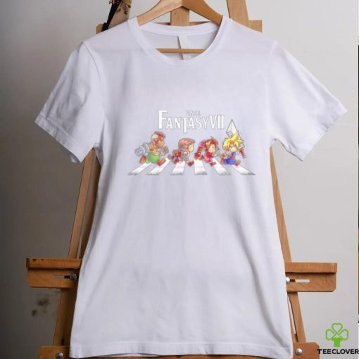 Final Fantasy Vii Characters Cross The Street T shirt