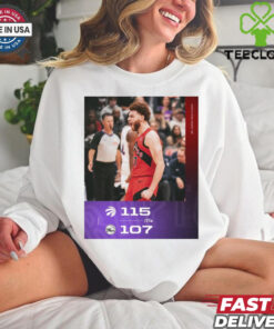 Final Toronto Raptors 115 – 107 Philadelphia 76ers NBA Poster t shirt 1 Final Toronto Raptors 115 – 107 Philadelphia 76ers NBA Poster t shirt