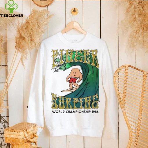 Finger surfing world Championship 1986 funny hoodie, sweater, longsleeve, shirt v-neck, t-shirt