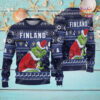 France Ice Hockey Team Grinch Hockey Stick Ugly Christmas Sweater