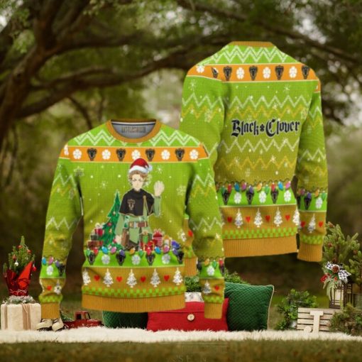 Finral Roulacase Anime Ugly Christmas Sweater Black Clover Xmas Gift
