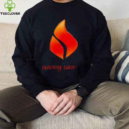 Fire Candle Light Happy Diwali Festival logo hoodie, sweater, longsleeve, shirt v-neck, t-shirt