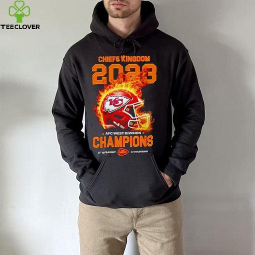 Fire Chiefs Kingdom 2023 AFC West Division Champions 8th straight and counting hoodie, sweater, longsleeve, shirt v-neck, t-shirt