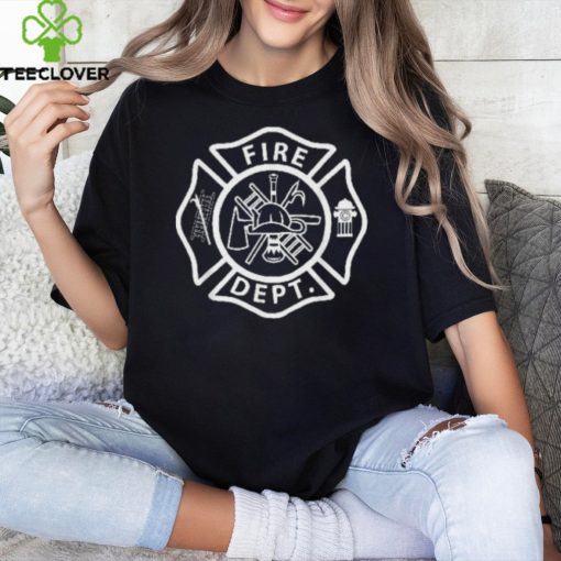 Fire Departt Logo Uniform Fireman Symbol Firefighter Gear Shirt