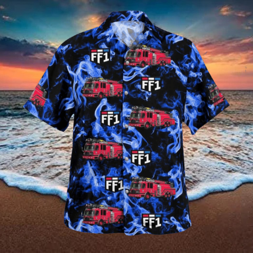Fire Dept Hawaiian Shirt Surf Gift Beach Fire Dept Hawaiian Shirt Surf Gift Beach