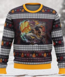 Fire Dragon s Iron Fist Dragneel Natsu Fairy Tail Anime Ugly Wool Knitted Sweater