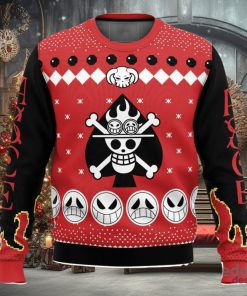 Fire Fist Ace Portgas D. Ace One Piece 3D Ugly Christmas Sweater Christmas Gift Ideas Party Gift