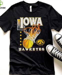 Fire stars Iowa Hawkeyes basketball logo 2024 hoodie, sweater, longsleeve, shirt v-neck, t-shirt