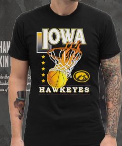 Fire stars Iowa Hawkeyes basketball logo 2024 hoodie, sweater, longsleeve, shirt v-neck, t-shirt