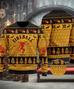 Fireball Cinnamon 3D Printed Ugly Christmas Sweater Perfect Holiday Gift