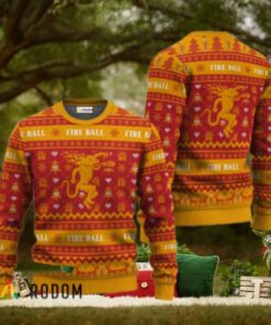 Fireball Festive All Over Ugly Sweater