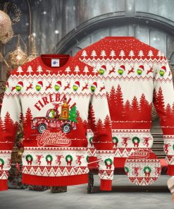 Fireball Grinch Merry Christmas 3D Ugly Christmas Sweater Unisex Sweater Christmas Gift