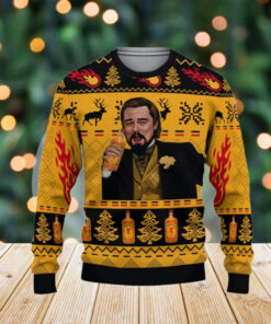 Fireball Merry Christmas Ugly Sweater, Fireball Men Sweater, Whiskey Gift, Best Gift For Christmas