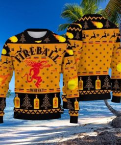Fireball Whicky Lover Ugly Christmas Sweater