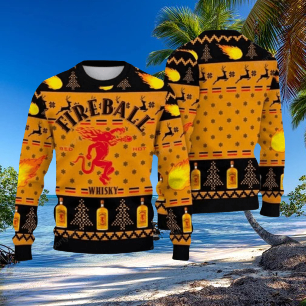 Fireball Whicky Lover Ugly Christmas Sweater Fireball Whicky Lover Ugly Christmas Sweater