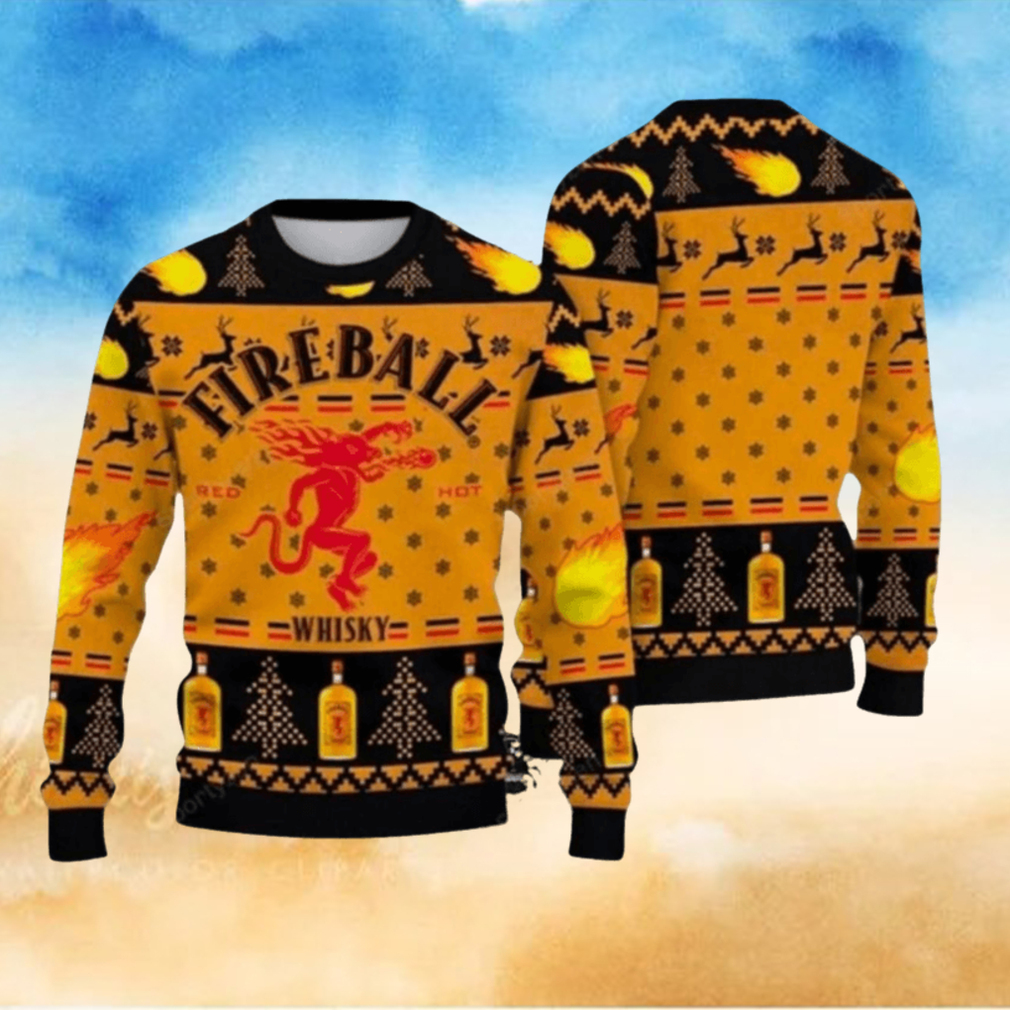 Fireball Whicky Lover Ugly Christmas Sweater Fireball Whicky Lover Ugly Christmas Sweater