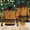 Christmas Fireball Whiskey 3D Sweater, Drinking Mens Ugly Xmas Sweater
