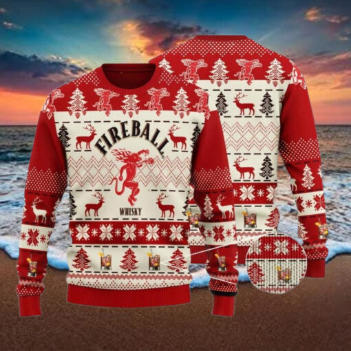 Fireball Whisky Christmas Sweater