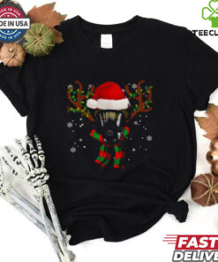 Firefighter Christmas Deer Firefighter Christmas T Shirt