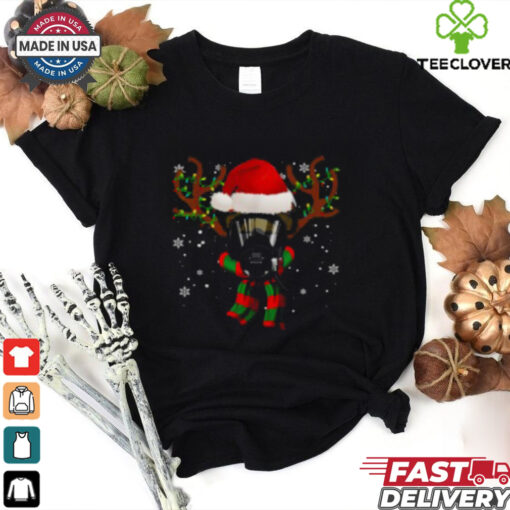 Firefighter Christmas Deer Firefighter Christmas T Shirt
