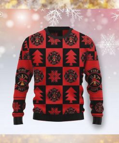 Firefighter Christmas Pattern Ugly Christmas Sweater For Men And Women Sweater Christmas Gift 2021