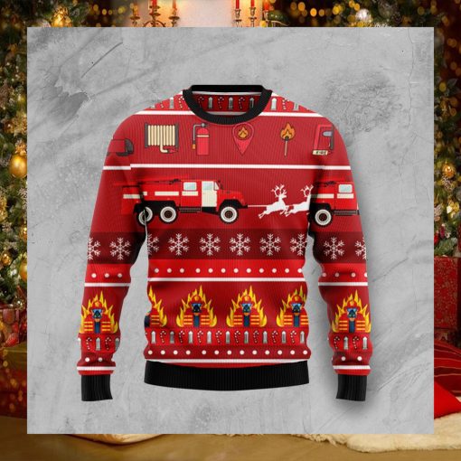 Firefighter Christmas Ugly Christmas Sweater