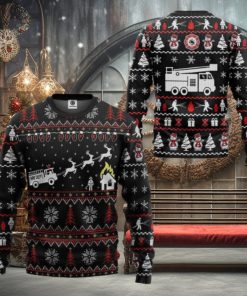 Firefighter FIRE DEPT SweaApparel Ugly Christmas Sweater Gift For Men Women