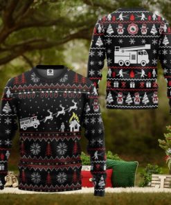 Firefighter FIRE DEPT SweaApparel Ugly Christmas Sweater Gift For Men Women