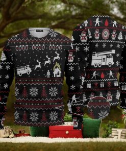 Firefighter Fire Dept Ugly 3D Sweater Best Gift Christmas Gift For Men And Women