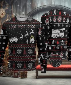 Firefighter Fire Dept Ugly 3D Sweater Best Gift Christmas Gift For Men And Women