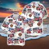 Firefighter Fire Truck, 4th Of July 3D Beach Shirt Summer Hawaiian Shirt