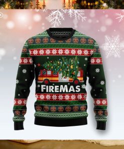 Firefighter Firemas Christmas Ugly Christmas Sweater
