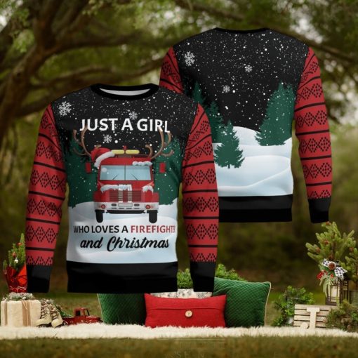 Firefighter Funny Christmas Ugly Sweater Gift For Men And Women