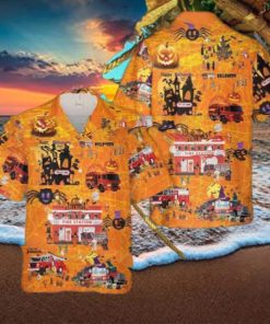 Firefighter Halloween Hawaiian Shirt