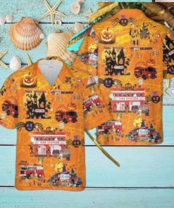 Firefighter Halloween Hawaiian Shirt