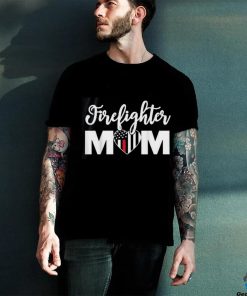 Firefighter Mom Shirt Proud Mother Design Thin Red Line shirt