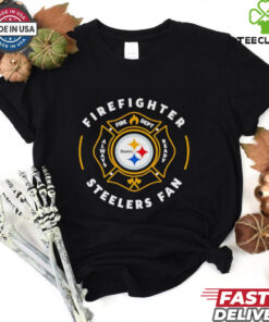 Firefighter Steelers fan 2D T shirt