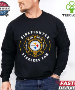 Firefighter Steelers fan 2D T shirt