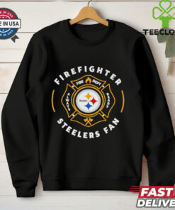 Firefighter Steelers fan 2D T shirt