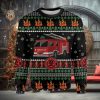 The Kraken Spiced Rum Argyle Christmas Ugly Sweater Mens