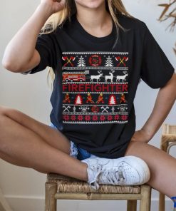 Firefighter Ugly Christmas Sweater Tee Gifts 228 hoodie, sweater, longsleeve, shirt v-neck, t-shirt
