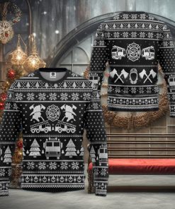Firefighter Ugly Sweater Best Gift For Christmas