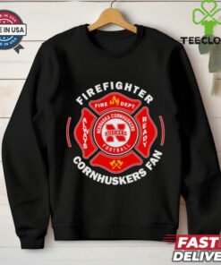 Firefighter always ready Cornhuskers fan shirt