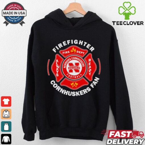 Firefighter always ready Cornhuskers fan shirt