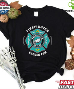 Firefighter fire dept always ready Philadelphia Eagles fan shirt
