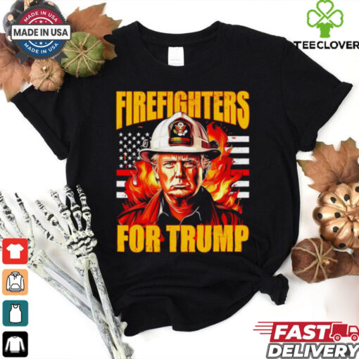 Firefighters for Trump Pray for California LA strong shirt